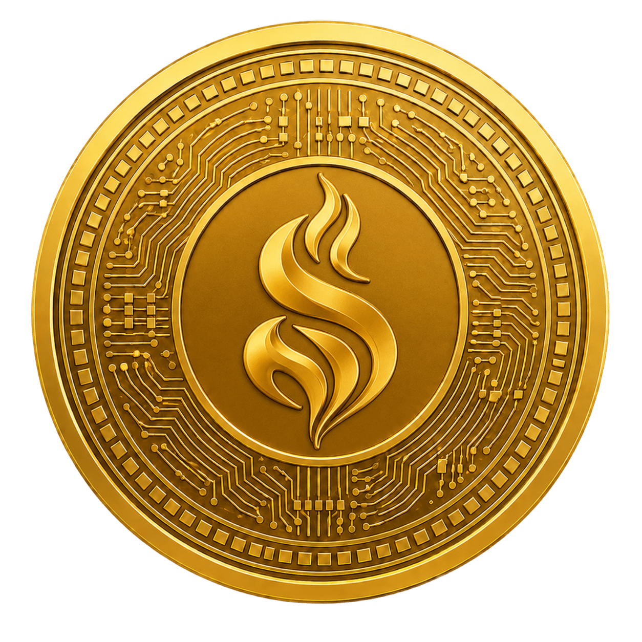 ASYCHAN gold emblem